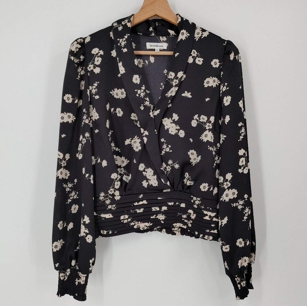 Heartloom V Neck Floral Blouse